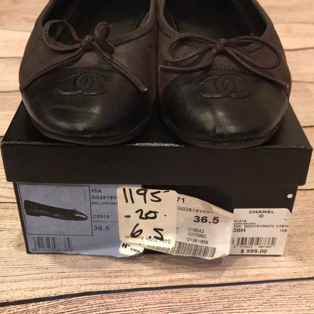chanel ballet flats